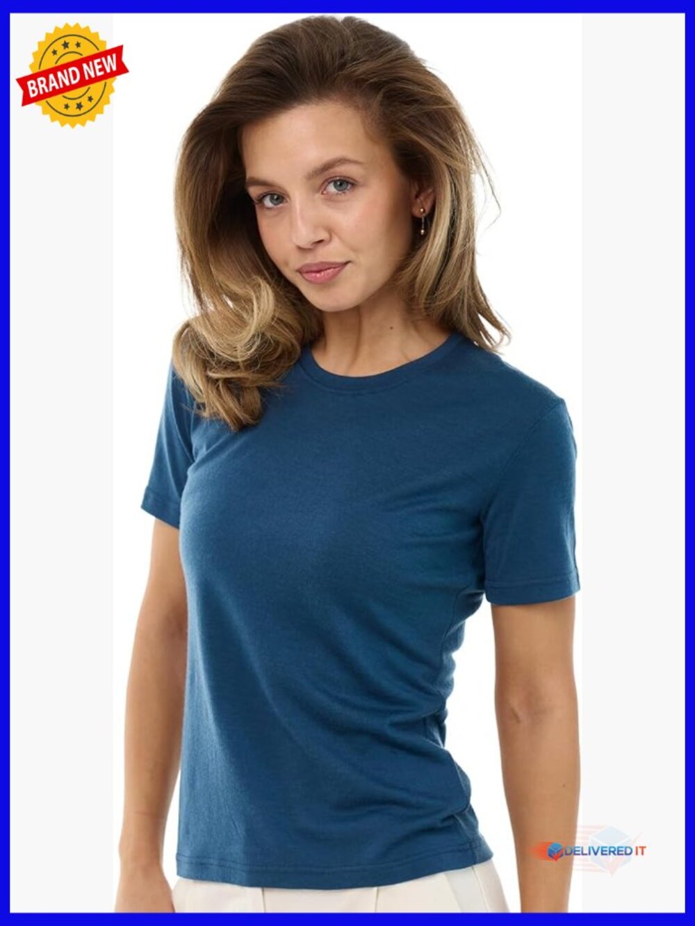 100% Merino Wool Base Layer Short Sleeve Tee Women's Athletic Top